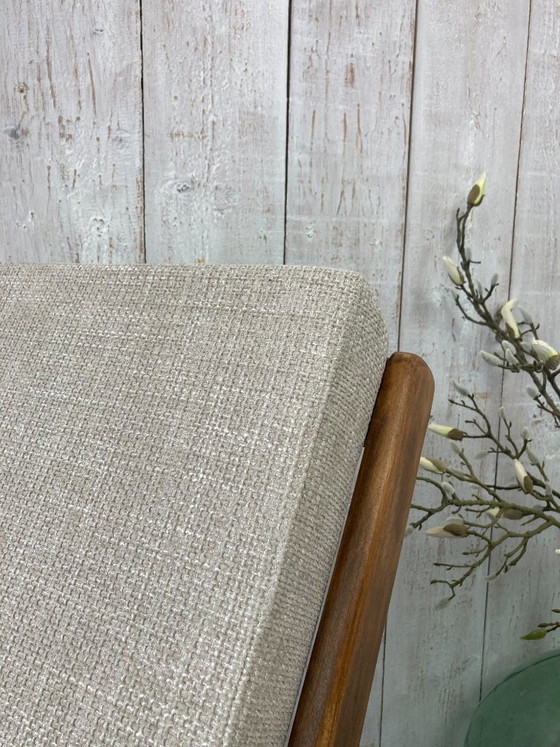 Poltrona vintage – Poltrone, Textile, Wood (photo 5 of 10)