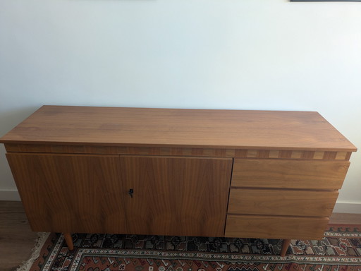 Mid Century Modern Dressoir Eiken Oak