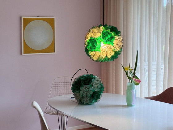 Image 1 of 1x ceiling lamp Lotus 1960 Rausch Leuchten lamp