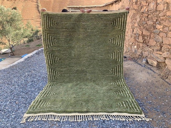 Image 1 of Handgeweven Berber tapijt, natuurlijke ambachtelijke kwaliteit, 150x250 cm
