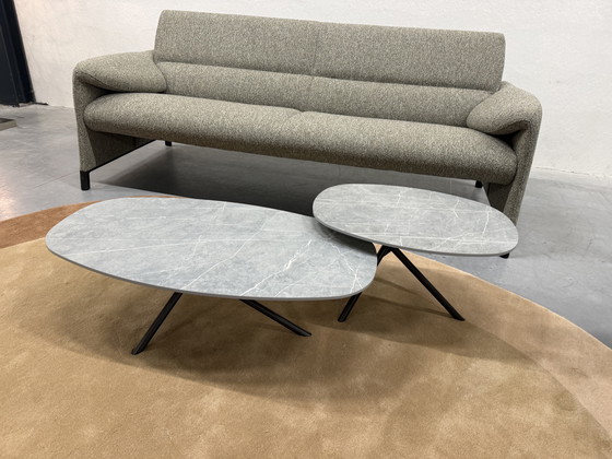 Image 1 of Metaform Triple Coffee Table Set Ceramic stone 