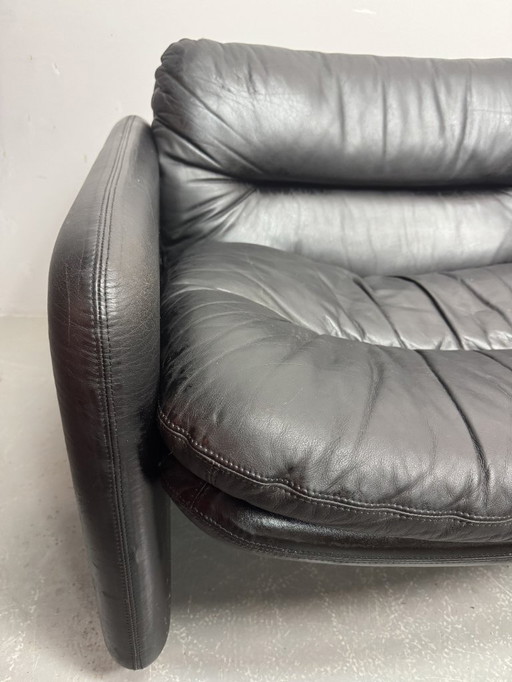 Mid-Century Italian Design Two-Seat Sofa “Doppiosandwich” by Titina Ammannati & Giampiero Vitelli for Brunati, Italy, 1970s