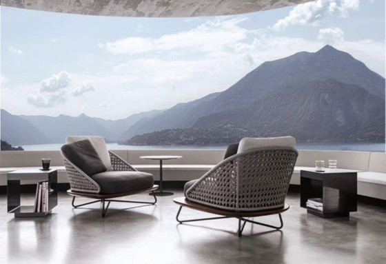 Image 1 of 1 x Canapé d'extérieur Minotti Rivera grand format 236 cm