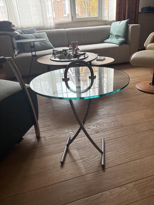 Rolf Benz bijzettafel glas 