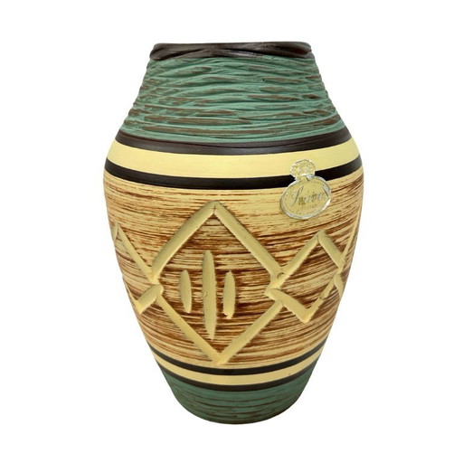 Jarrón de colección ESR Sawa 256-15 de mediados de siglo, Alemania, década de 1960