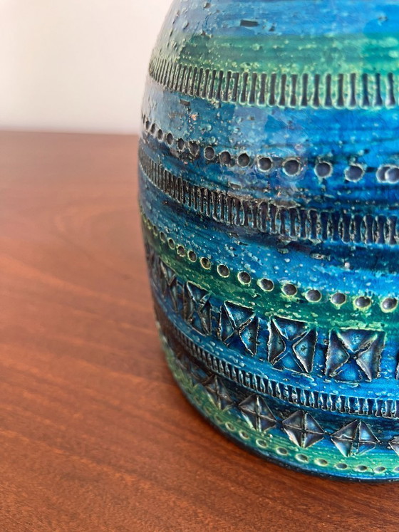 Image 1 of Bitossi bloempot - Rimini Blue, Aldo Londi