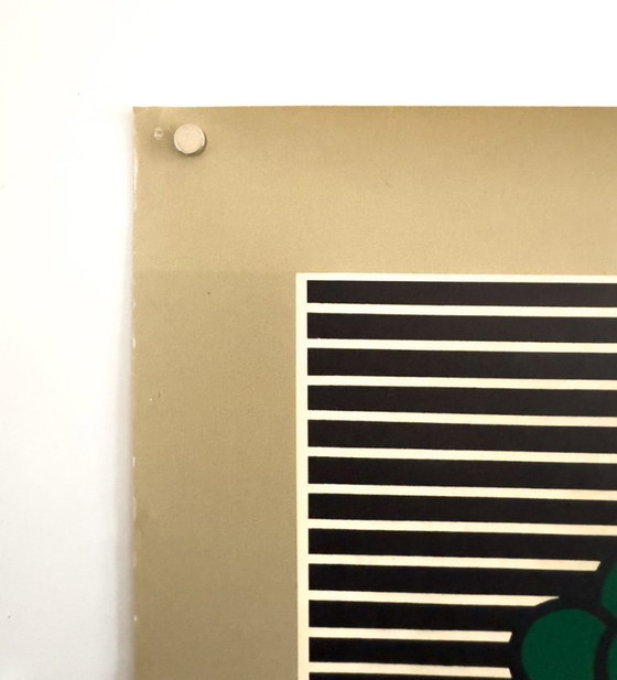 Image 1 of 🍇 Roy Lichtenstein: Stilleven met kristallen schaal – 1982 – Originele A1 tentoonstellingsposter | 84,1 × 59,4 cm | Duitsland