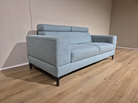 Image 1 of Montel Tosca 2.5-seater sofa - Blue - Fabric - Design