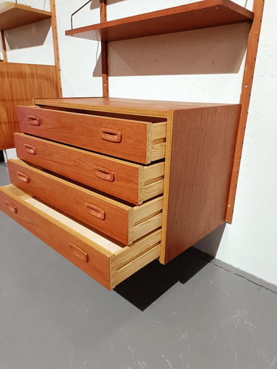 Image 1 of Vintage wandsysteem| PS System Denmark | Teak