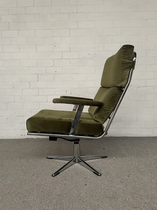 Vintage Belgische draaifauteuil