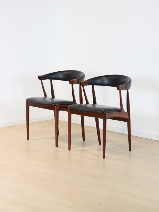 Image 1 of juego 'BA113' sillas de palisandro Johannes Andersen