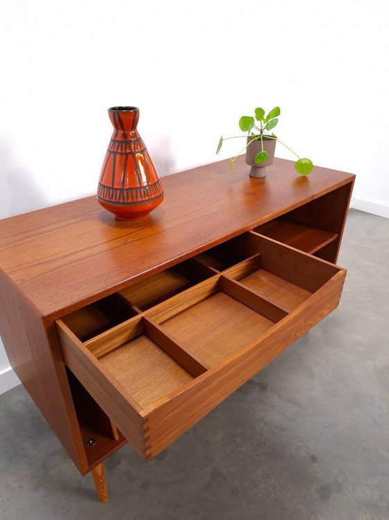 Image 1 of Teak LP cabinet with drawer, TV & media unit, sideboard