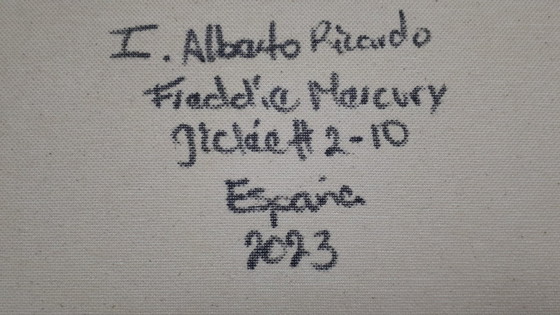Image 1 of Alberto RICARDO - Freddie Mercury 2 - Tela d'artista