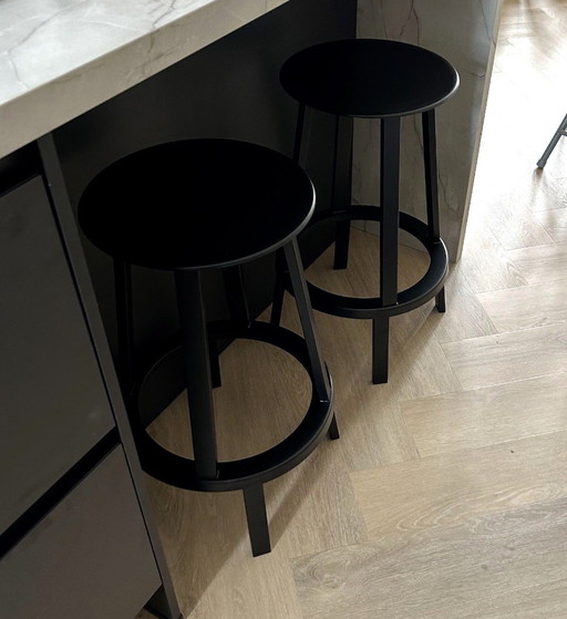 4x HAY Loods 5 Barhocker - 65 cm drehbar