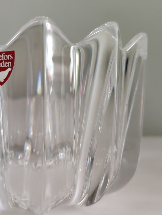 Bol en cristal Orrefors Fleur, Design Jan Johansson, Suède – Crystal, Glass (photo 4 of 11)