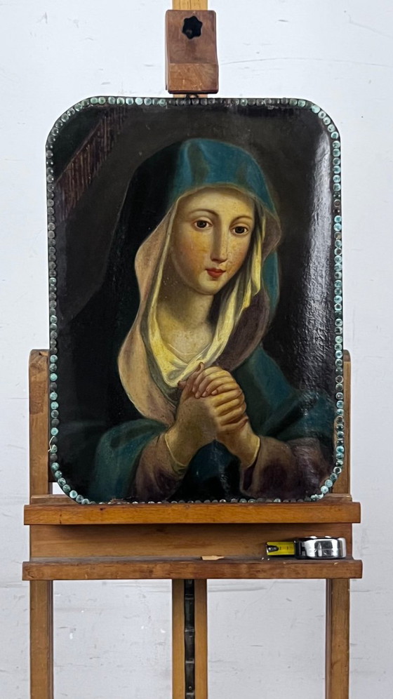 Image 1 of 18th/19th century Italian painting – Madonna in prayer