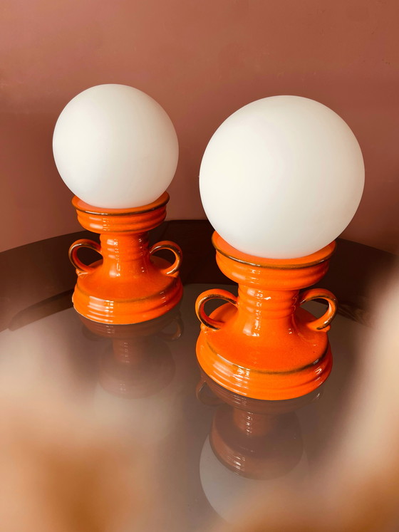 Image 1 of Set of beautiful Fat Lava night lights/table lamps