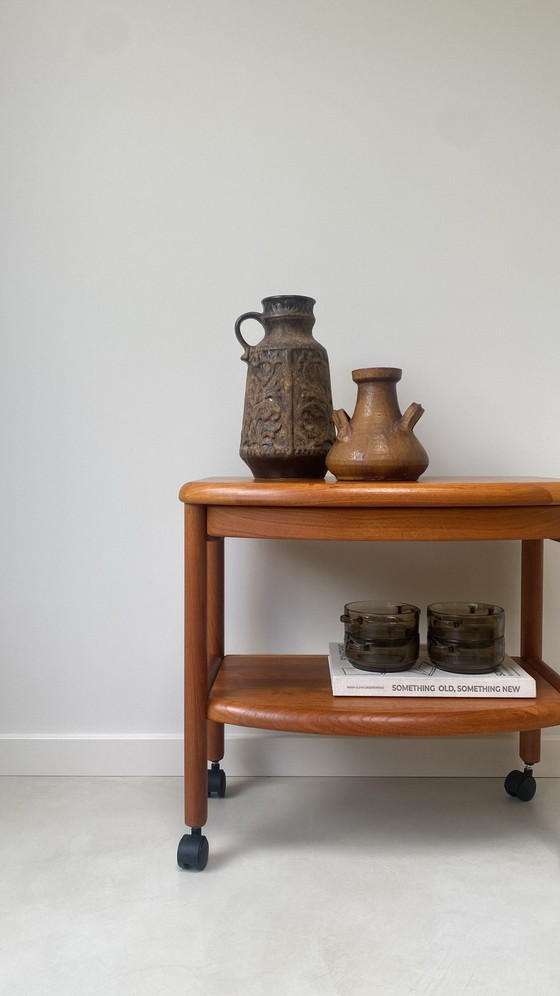 Image 1 of Table d'appoint vintage danoise en bois par Salling stolefabrik
