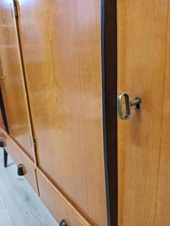 Image 1 of Vintage roomdivider, dressoir Rudolf Frank voor Erwin Behr 