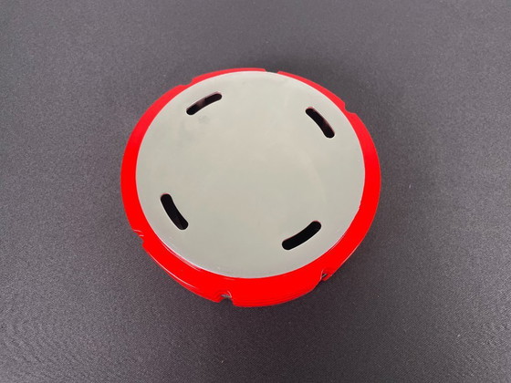 Image 1 of Posacenere Ferrari F1 in metallo e smalto rosso Asbak