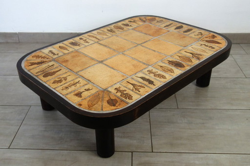 Herbier Coffee Table by Roger Capron, Vallauris, 1970s