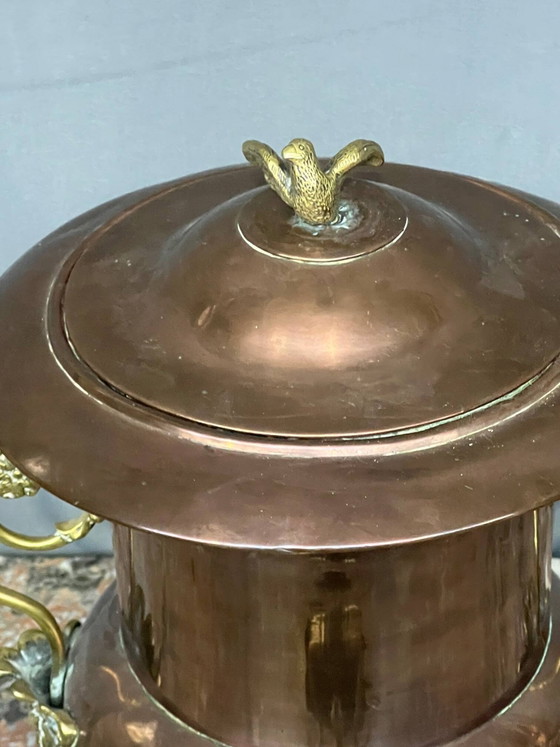 Samovar ancien. Cuivre, bronze massif. – Accessoires de cuisine, Copper (photo 4 of 8)