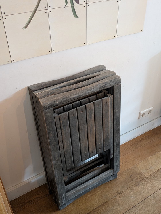 Image 1 of Chaise pliante Aldo Jacober Trieste 4x