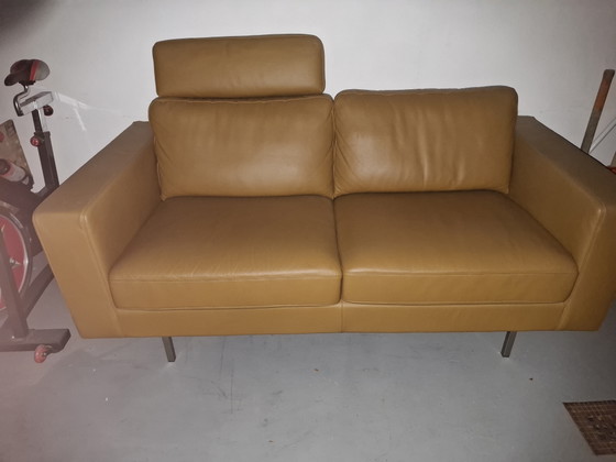 Divano 2,5 posti in pelle, Montel – Divani, Leather, Metal (photo 3 of 5)