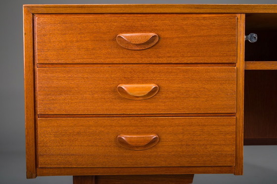 Image 1 of Mid-Century Modern Teak Chefschreibtisch, Deutschland, 1960er Jahre