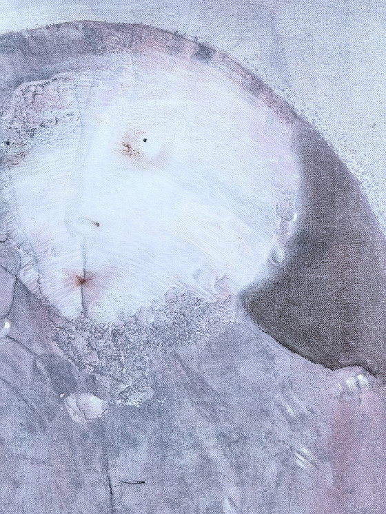 Image 1 of Robert Detheux / 1979 / Raro quadro surrealista / Madame la Colonelle