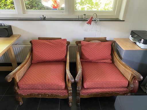 Engelse vintage fauteuils van Pander