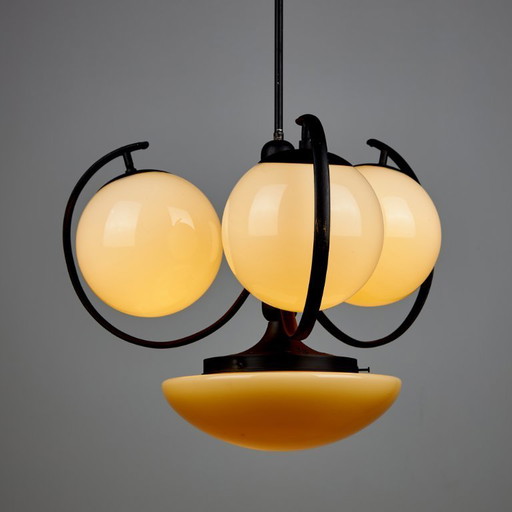 MK8805 Metal and Glass Chandelier