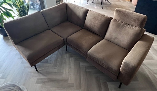 Loire corner sofa with reclining function (4 years old)