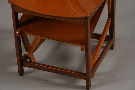 Image 1 of Chaises de salle à manger vintage au design sculptural unique, France années 1960, lot de 2