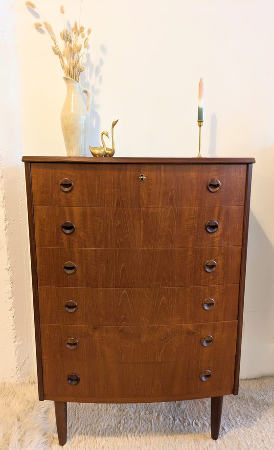 Image 1 of Vintage Danish Chest of Drawers, Kai Kristiansen