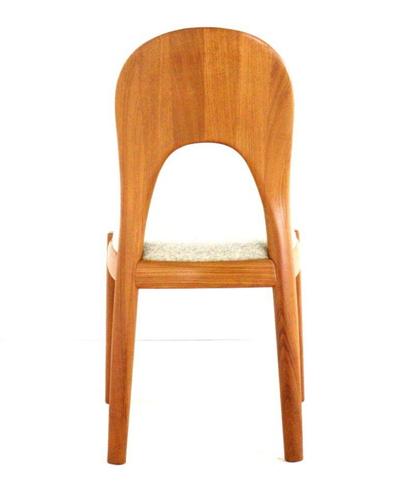 Image 1 of Suite de 4 chaises Koefoed Morten en teck vintage danois