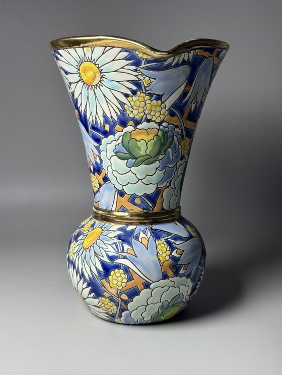 Boch Frères Keramis – Brocca Art Déco di Raymond Chevalier, c. 1930 – Vasi, Ceramic (photo 8 of 13)