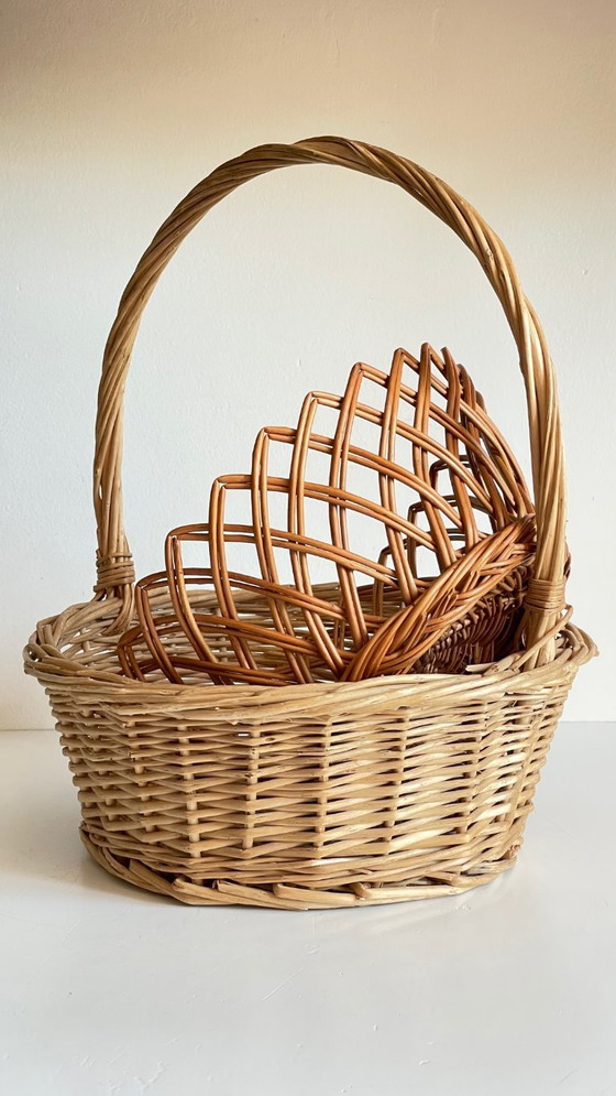 Image 1 of Vintage Rattan Baskets