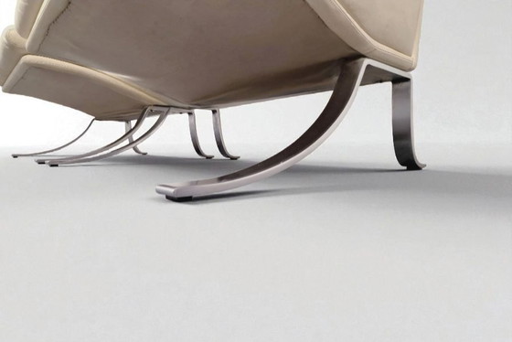 Image 1 of Durlet — Coppia di poltrone con poggiapiedi, Belgio, anni '70