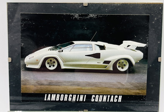 Image 1 of Set of 8 car postcards