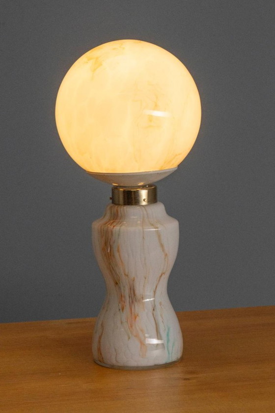 Image 1 of Paar Glastischlampen, 1970er–80er Jahre