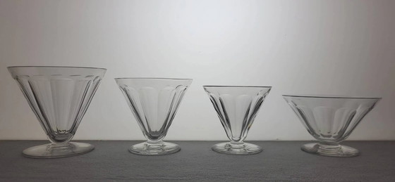 Servizio 24 pezzi in cristallo Baccarat modello Rex anni 1920-30 – Bicchieri e caraffe, Vetro, Art Deco (photo 23 of 23)