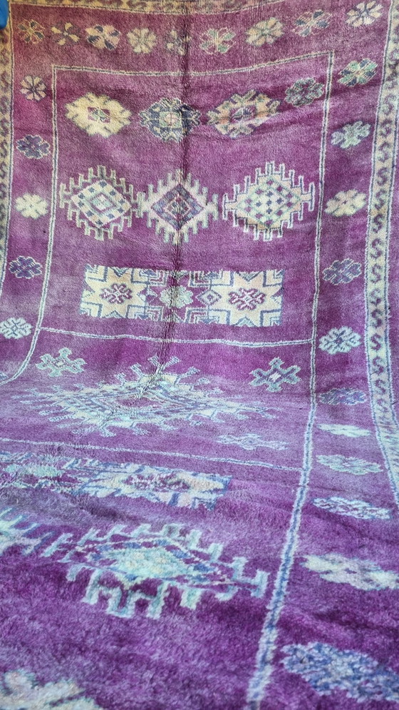 Image 1 of Vintage berber vloerkleed, marokkaans tapijt 366x190 cm