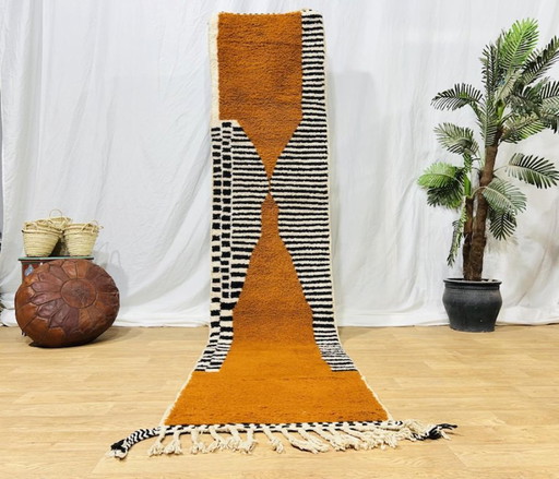 Beautiful handcrafted runner rug 300cm x 70cm