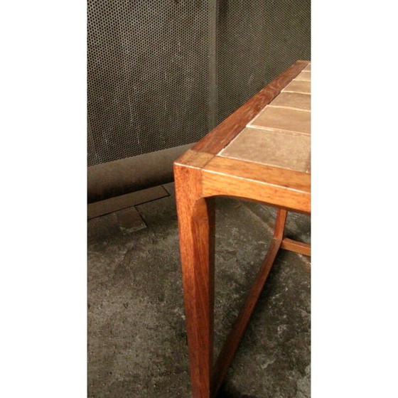 Image 1 of Vintage square Danish side table in teak by Kai Kristiansen for Aksel Kjersgaard, Denmark 1970s