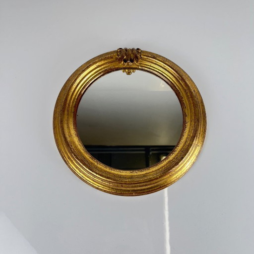 Small medallion mirror, 20th century, Louis XV style