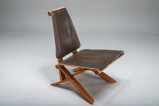 Image 1 of Französischer S46 Dromadaire Stuhl von Pierre Chapo für Ebenisterie Seltz, 1970er Jahre