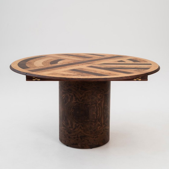 Image 1 of Bauhausly Table ROUND/SQUARE QUAD0 Walnut mix