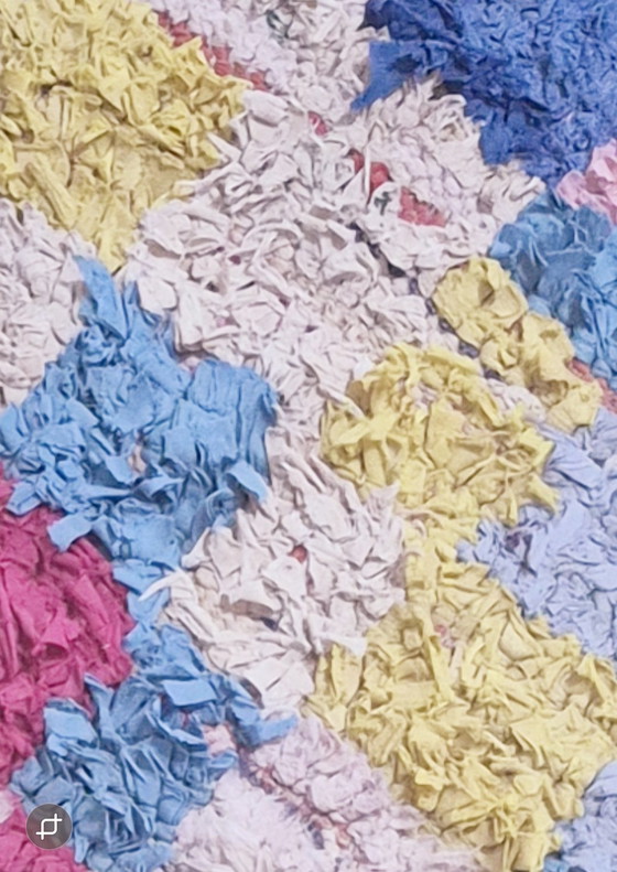 Image 1 of Pouf Artisanal Berbère 💯Laine Naturelle 