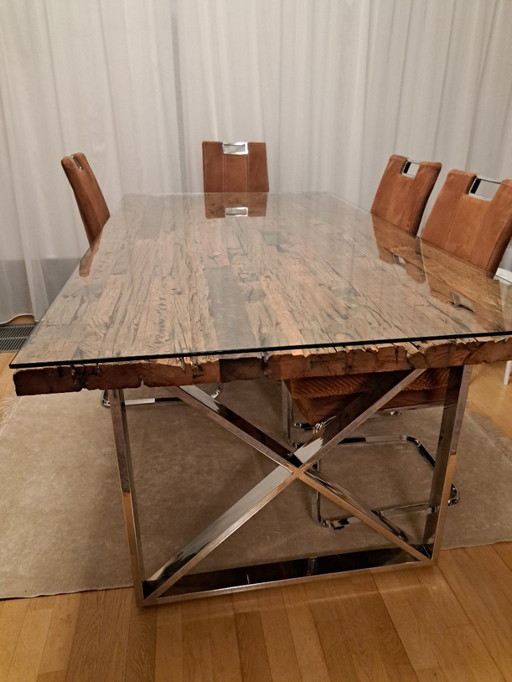 Luxury Design Table Richmond Interiors + 4 Chairs Chantecler--
